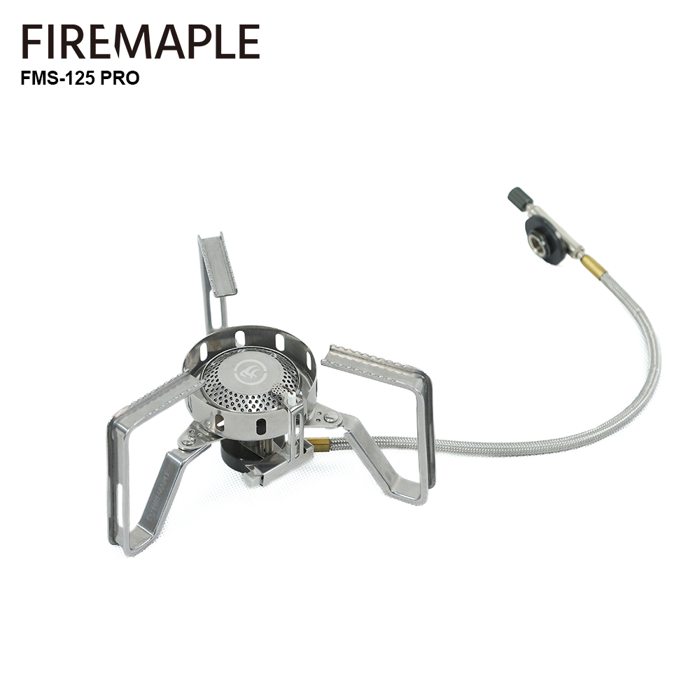Camping Cooking Heater - ファイヤーマプル防風スプリットガスバーナー、軽量機器、点火装置、屋外ハイキングとキャンプ、3240w、FMS-125PRO