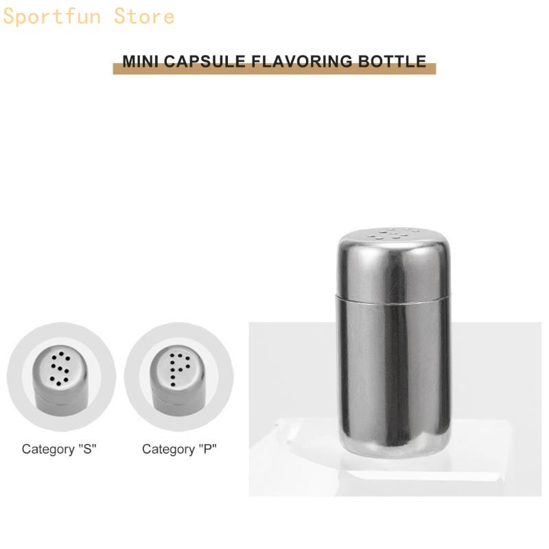 Camping Cooking Container - 2 ロット耐久性スパイス瓶小型塩ディスペンサー屋外調理アクセサリー屋外グリル活動 X7JD