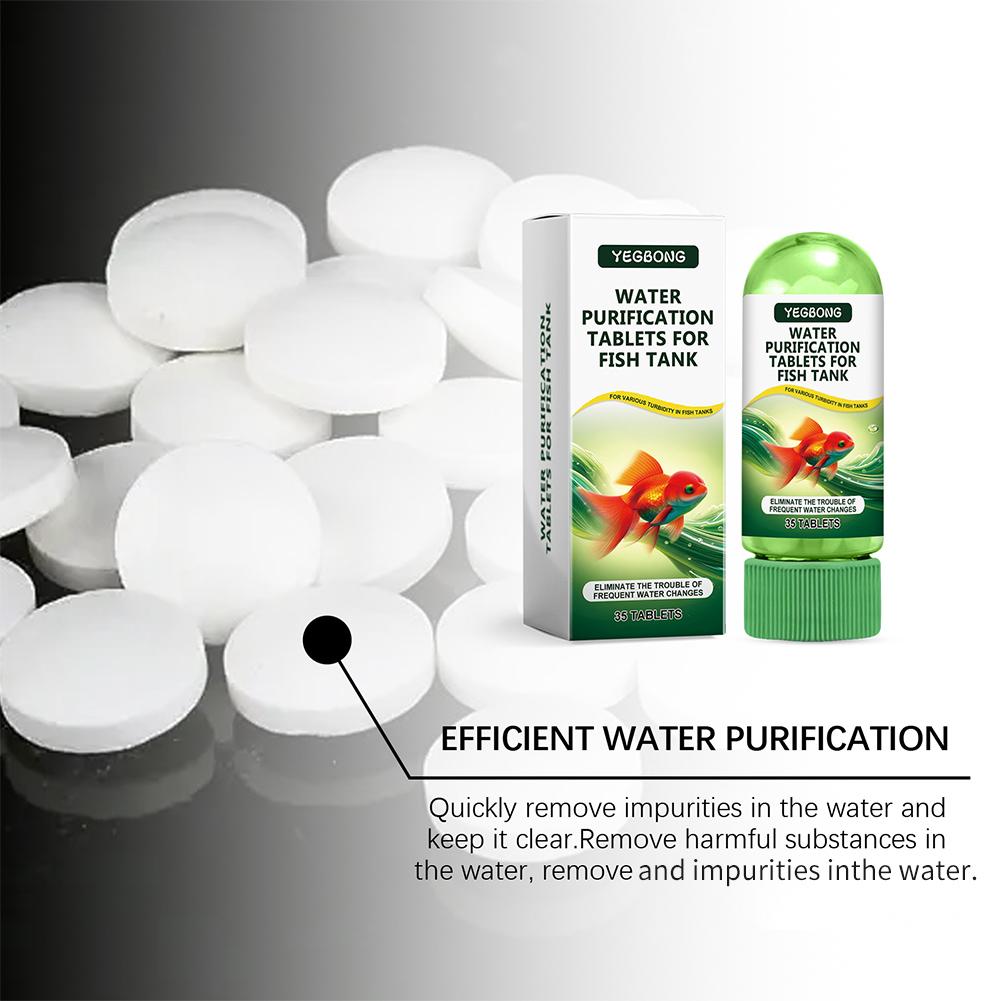 Water Purification Tablet - 水浄化タブレット 環境に優しい水槽用浄水器 速効性のある水槽洗浄液 水槽用浄水器
