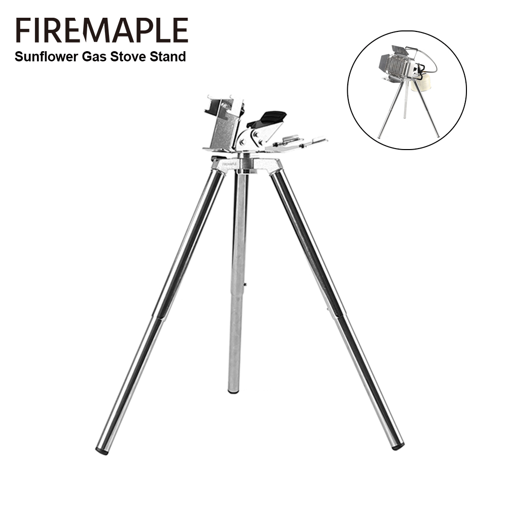 Camping Cooking Heater - Fire-Maple ひまわりガスストーブスタンド 1/4 インチネジ軽量ガスヒーター三脚ステンレス鋼屋外バーナーホルダーキャンプ用