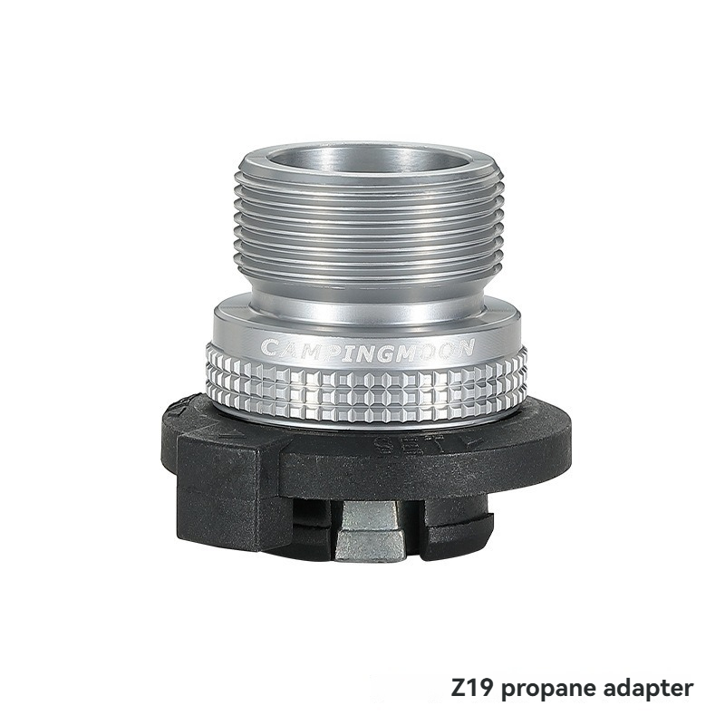 Camping Cooking Propane - CAMPINGMOON Z19 プロパンから円筒形キャンプアクセサリー用ストーブシリンダーアダプターへのUSプロパンコネクターへの接続