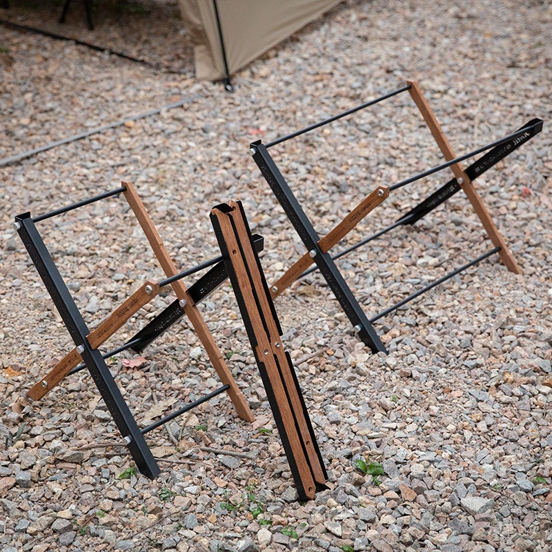 Camping Outdoor Cooking Table - ポータブル折りたたみキャンプテーブルバスケット多層収納バスケットオーガナイザーテーブルアクセサリー屋外ピクニック調理部品