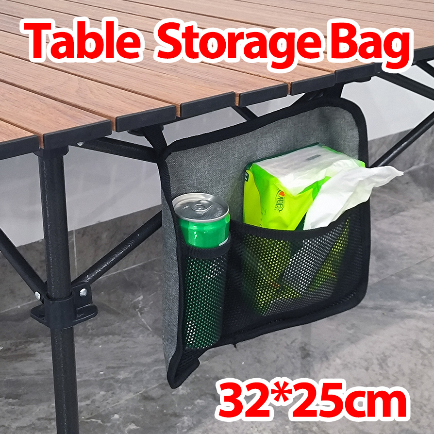 Camping Outdoor Cooking Table - テーブルサイド収納バッグ アウトドアキャンプオーガナイザーバッグ キャンプカート キャンプ用品用
