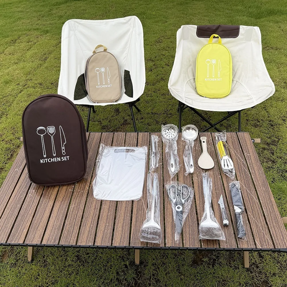 キャンプ用調理器具収納バッグ - キッチン用品収納に最適な、 - Camping Cooking Utensil Bag のレビューと価格