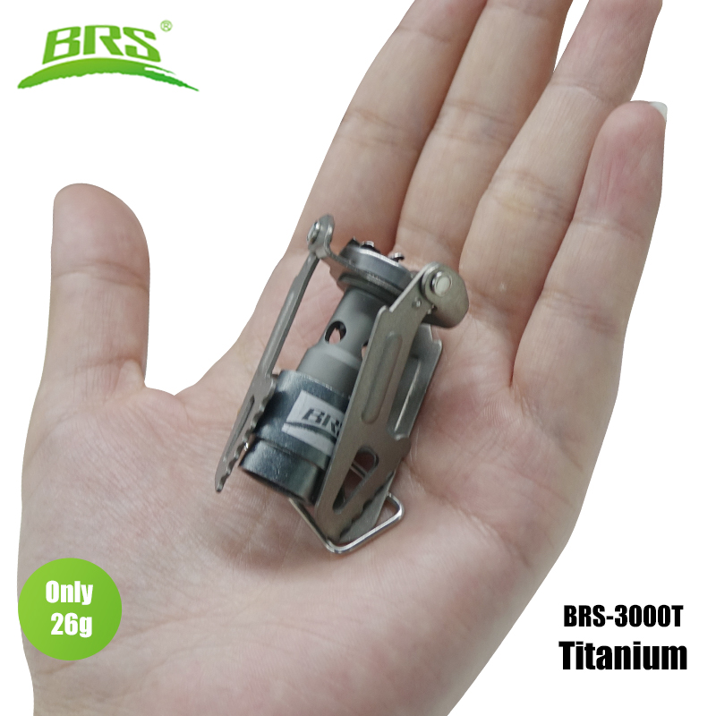Brs-超軽量チタン屋外ガスストーブ、ミニキャンプガスバーナ - Camping Cooking Heater のレビューと価格