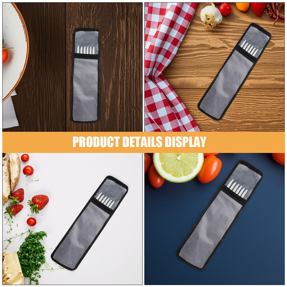 181インチの厚手オックスフォード生地製、バーベキュー串収納 - Camping Cooking Utensil Bag のレビューと価格