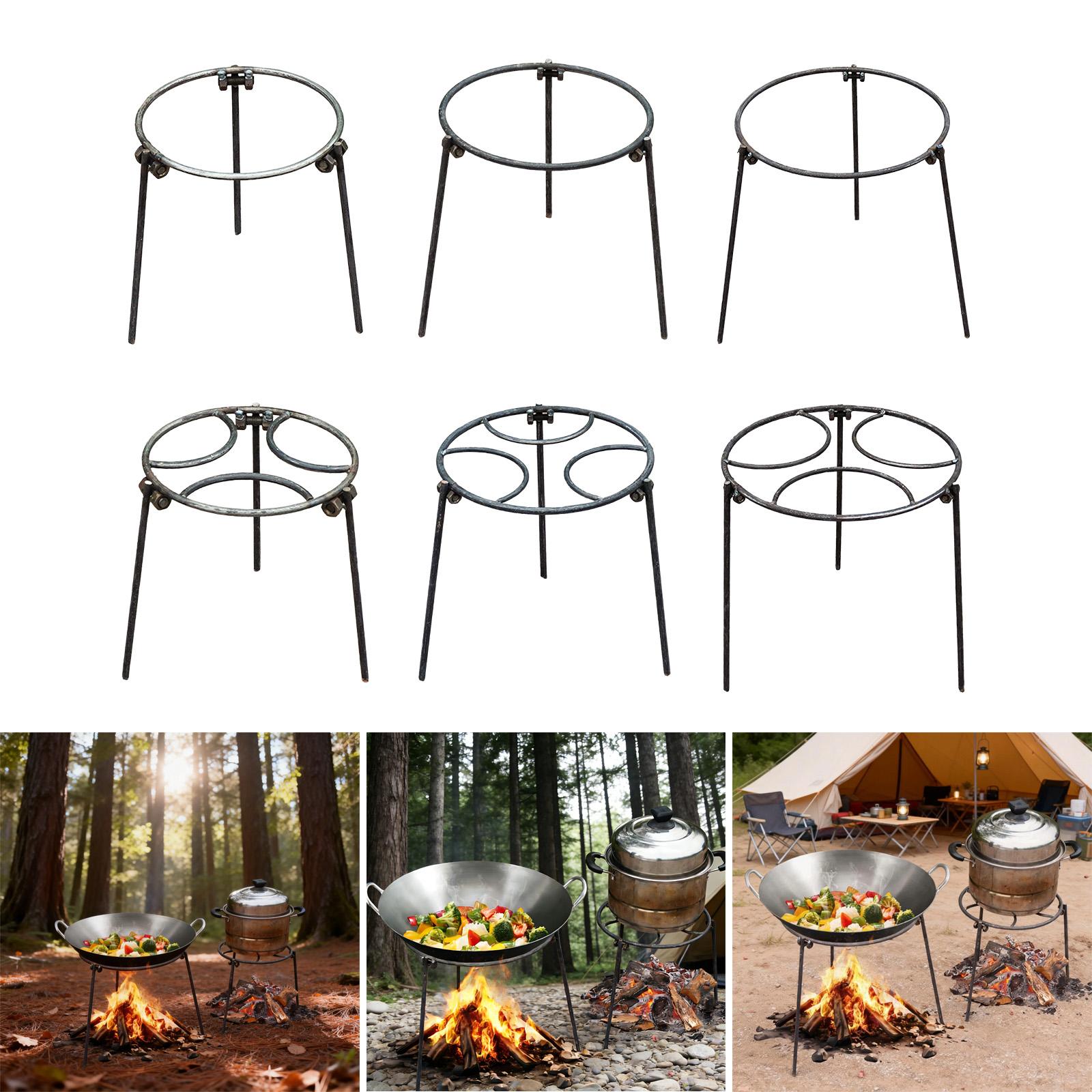 キャンプファイヤー三脚折りたたみグリルスタンドポータブルポッ - Camping Cooking Pot Tripod のレビューと価格