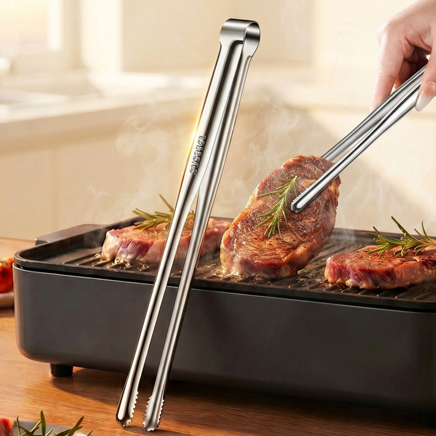 グリルトング肉用調理ニッパーキャンプ用食器ステンレス食品用キ - Camping Cooking Survival のレビューと価格