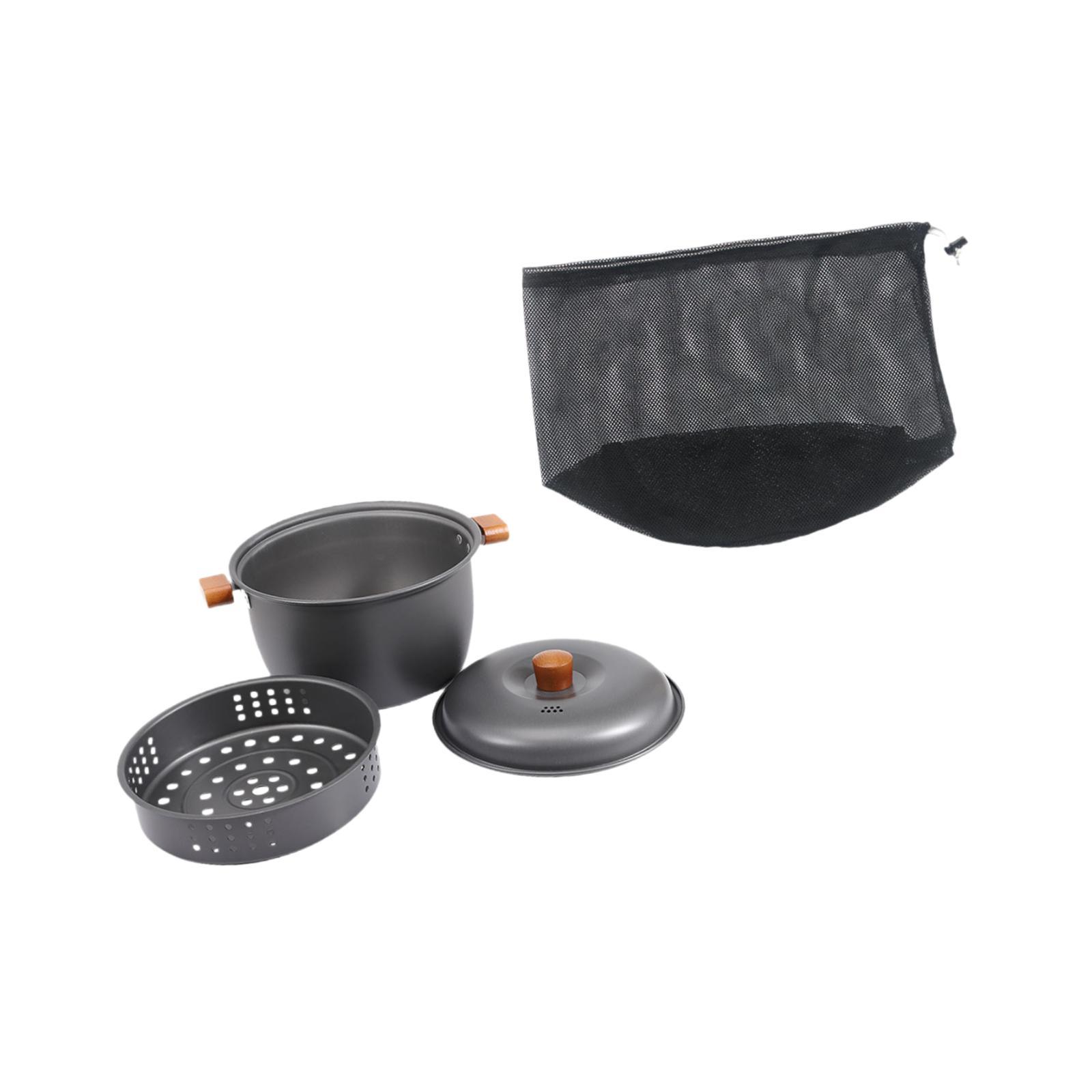 キャンプ用スープポット キッチン用品 ポータブル調理器具 キ - Camping Cooking Utensil Bag のレビューと価格