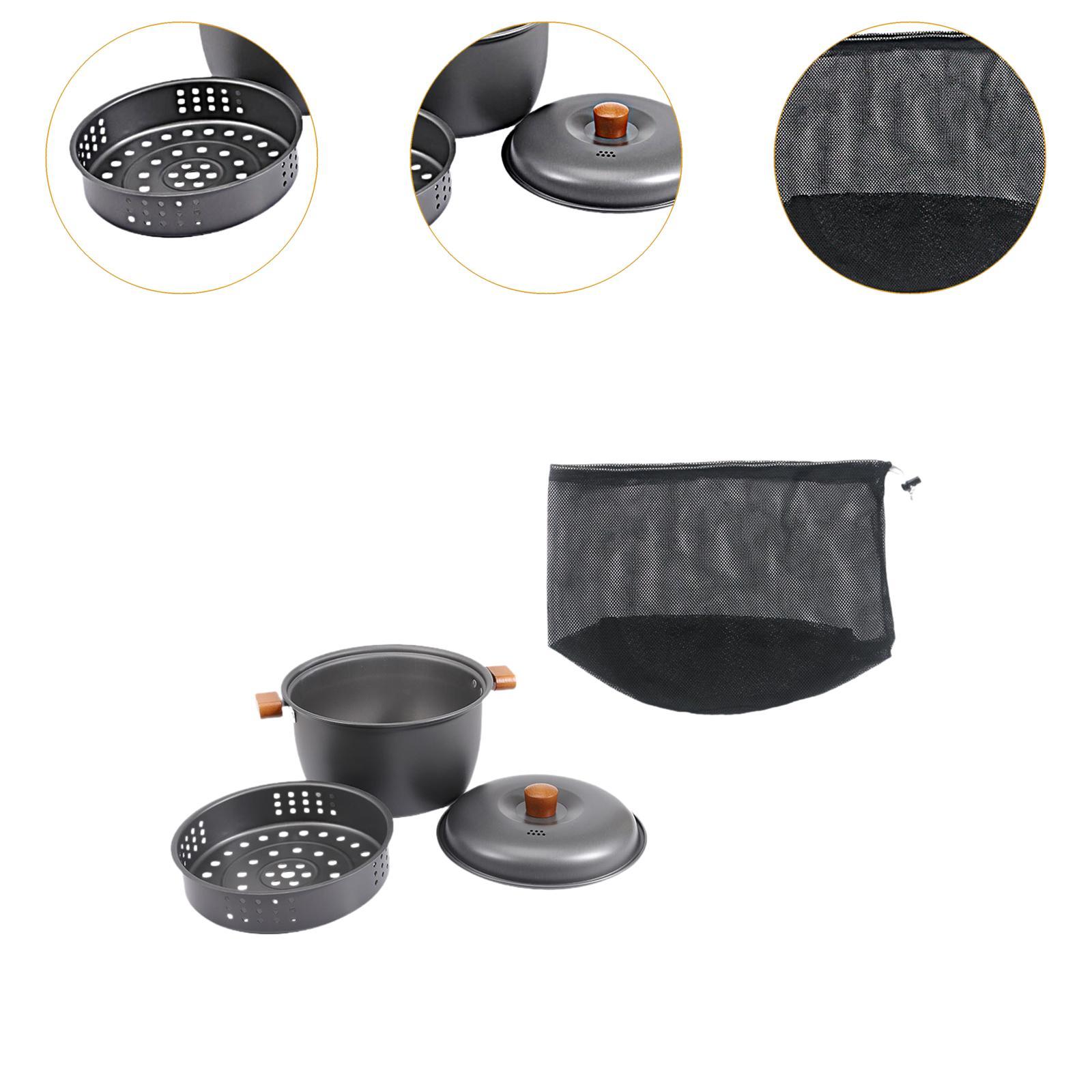 キャンプ用スープポット キッチン用品 ポータブル調理器具 キ - Camping Cooking Utensil Bag のレビューと価格