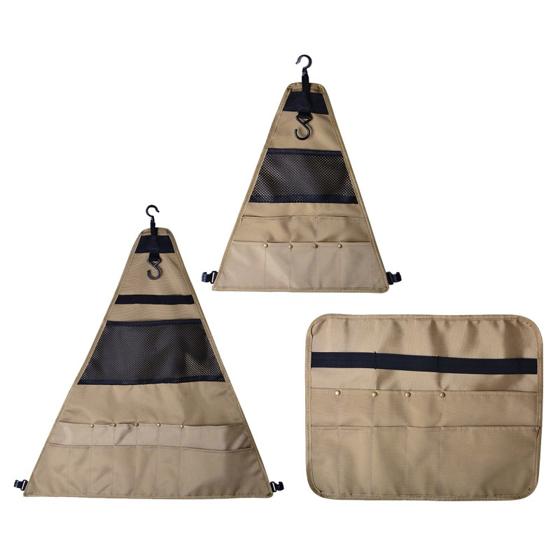 キャンプ用キッチン収納オーガナイザー 吊り下げ式調理器具バッ - Camping Cooking Utensil Bag のレビューと価格