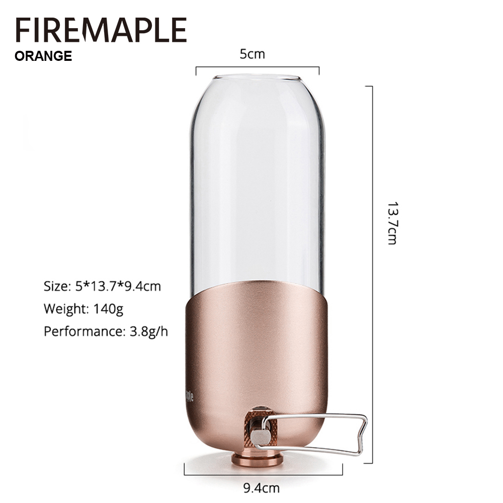 Fire mapleオレンジガスランタン、キャンプ、ハイキン - Camping Cooking System のレビューと価格