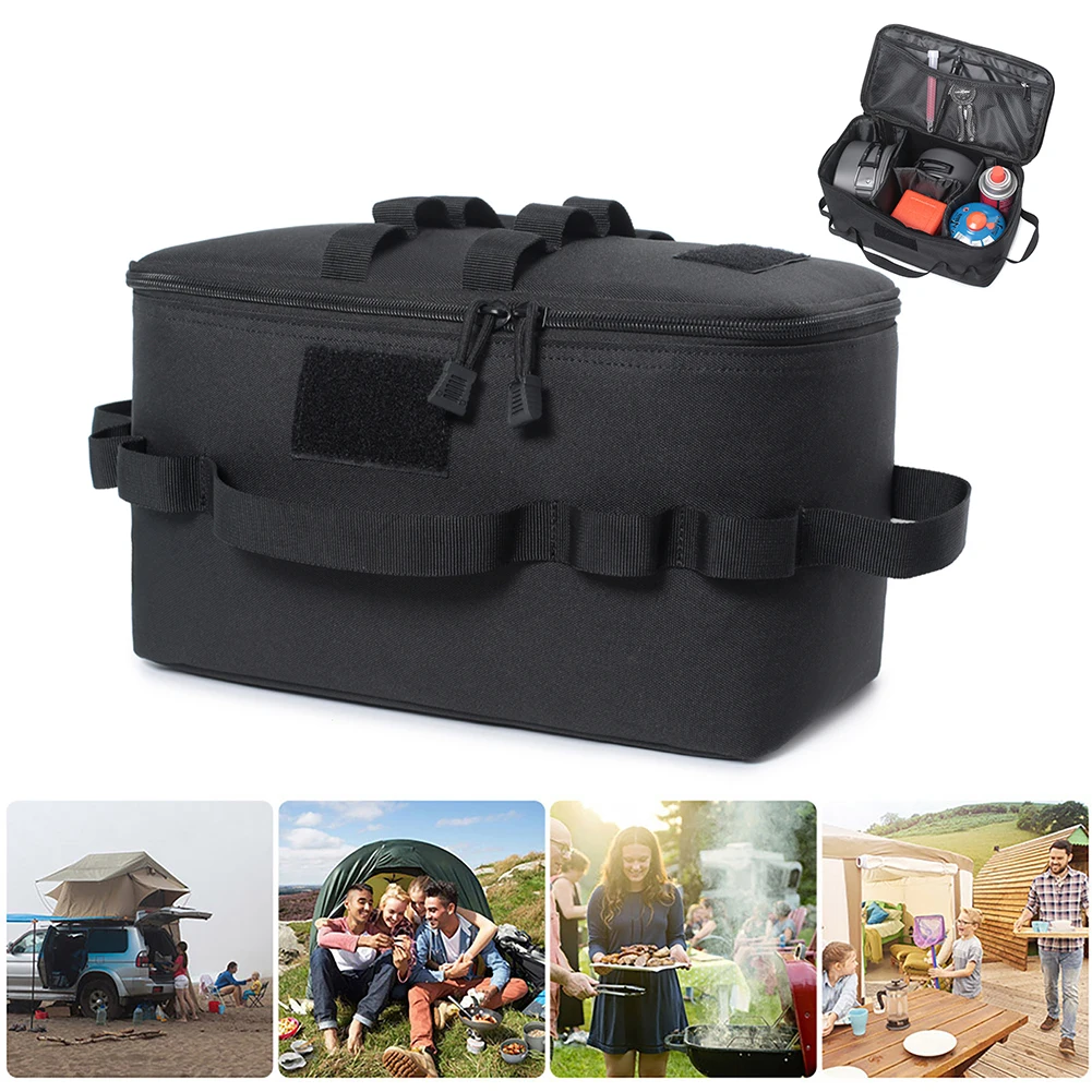 戦術的なポーチキャンプ収納袋調理器具オーガナイザーポータブル - Camping Cooking Utensil Bag のレビューと価格