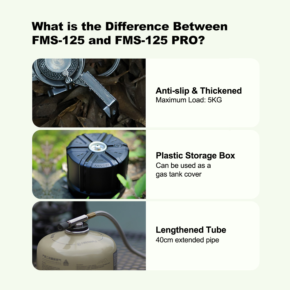 ファイヤーマプル防風スプリットガスバーナー、軽量機器、点火装 - Camping Cooking Heater のレビューと価格