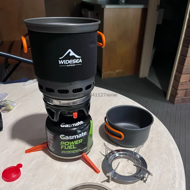 熱交換器付きキャンプ調理システム アウトドアガスバーナースト - Camping Cooking System のレビューと価格