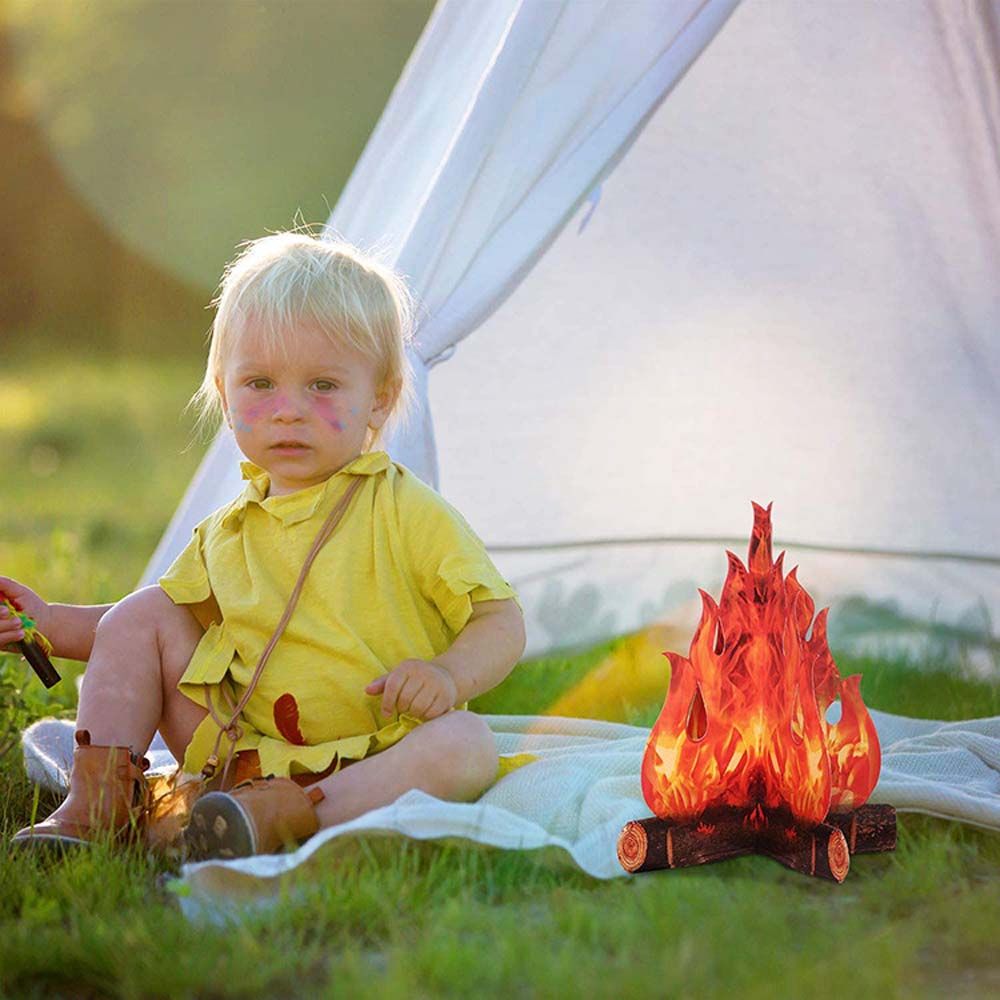 偽造安全キャンプファイヤートーチ クリスマス紙製キャンプファ - Camping Cooking Fire のレビューと価格