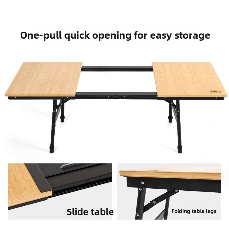 アルミ製IGTキャンプテーブル、高さ調節可能な折りたたみピク - Camping Outdoor Cooking Table のレビューと価格