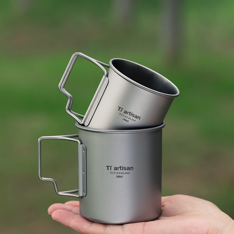 Tiartisan 屋外チタン軽量ポータブルティーコーヒーカ - Camping Cooking System のレビューと価格