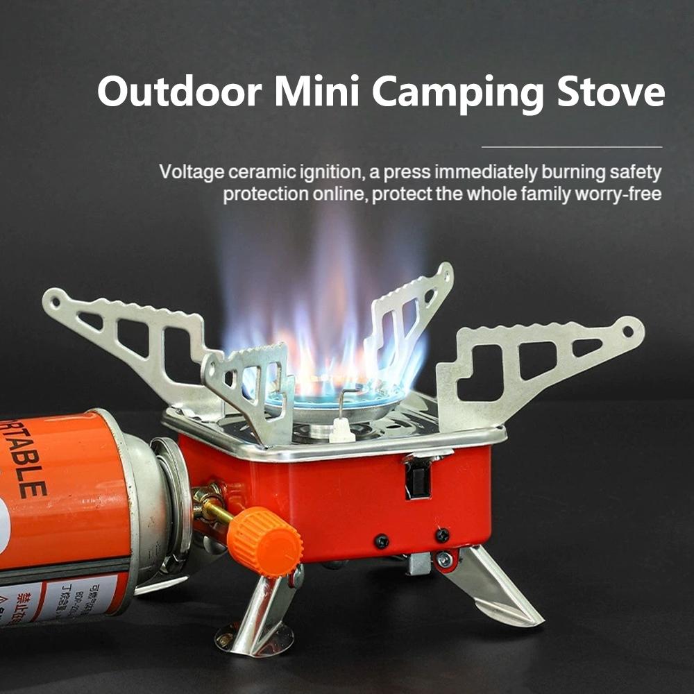 ポータブルバーナー キャンプ 折りたたみ式 防風 アウトドア - Camping Cooking Heater のレビューと価格