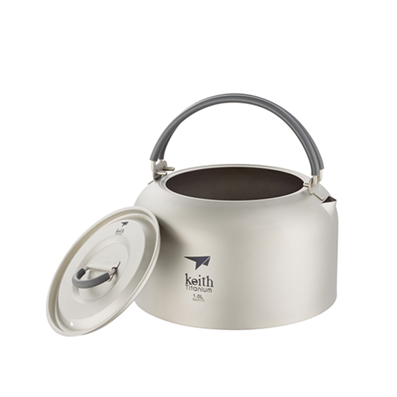 Keith チタンケトル 1L、静菌食器、超軽量アウトドアキ - Camping Cooking System のレビューと価格