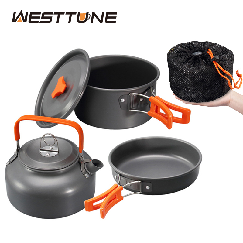WESTTUNE キャンプ調理器具キット アルミ アウトドア - Camping Cooking Survival のレビューと価格