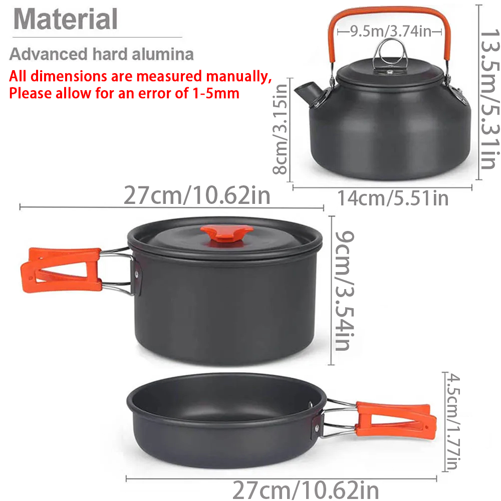 1 ピース/1 セットキャンプ調理器具キット屋外調理セットア - Camping Cooking Kits のレビューと価格