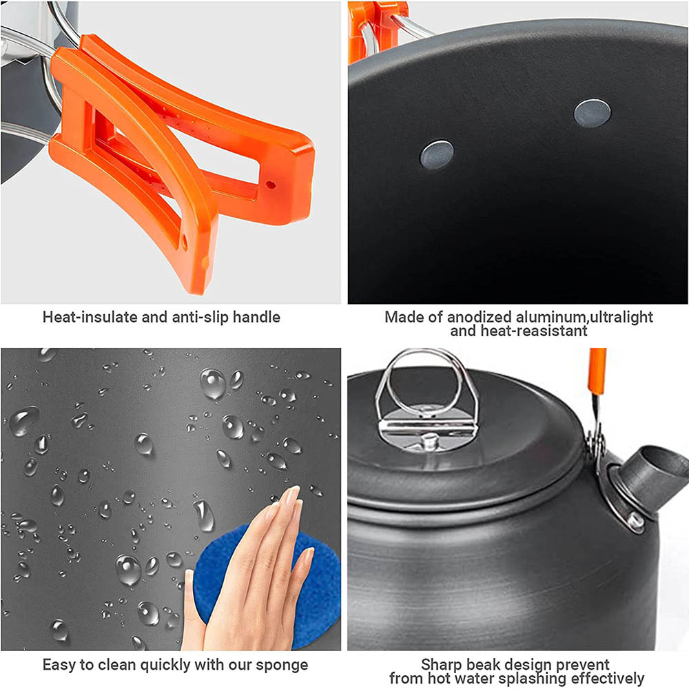 1 ピース/1 セットキャンプ調理器具キット屋外調理セットア - Camping Cooking Kits のレビューと価格