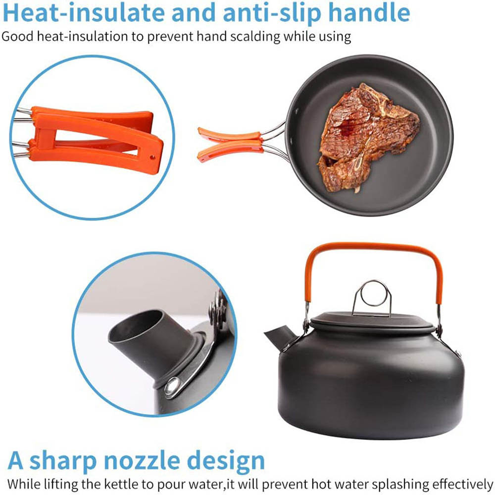 1 ピース/1 セットキャンプ調理器具キット屋外調理セットア - Camping Cooking Kits のレビューと価格