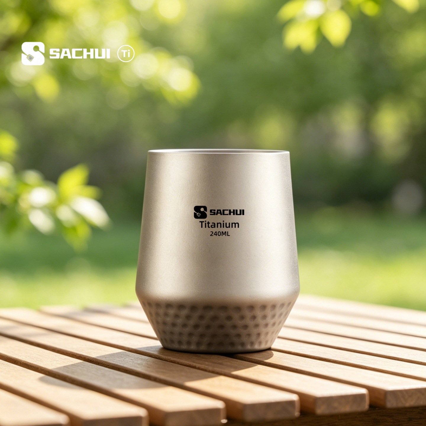 チタン二重壁コーヒーカップアウトドアキャンプ茶水マグポータブ - Camping Cooking System のレビューと価格