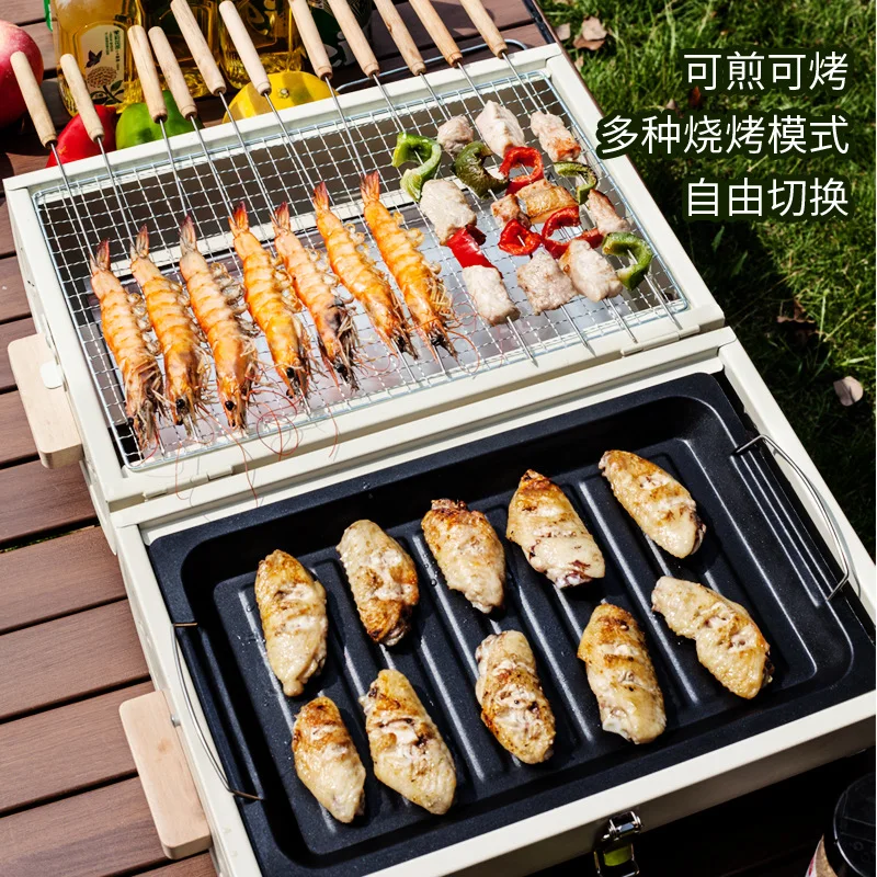バーベキューオーブン家庭用グリルポータブル屋外キャンプ禁煙グ - Camping Cooking Heater のレビューと価格