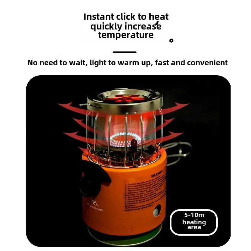 MOUNTAINHIKER ポータブル 2000W ガスヒー - Camping Cooking Heater のレビューと価格