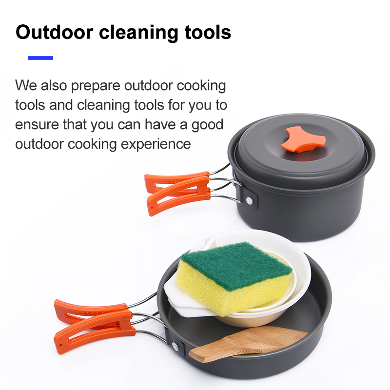 幅の屋外キャンプ調理器具セット、食器、調理カトラリー、調理器 - Camping Cooking Kits のレビューと価格
