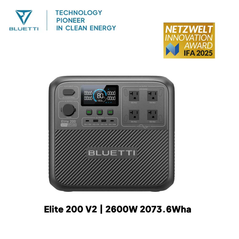 【リニューアル】BLUETTI Elite 200 V2 ポ - Camping Cooking Heater のレビューと価格
