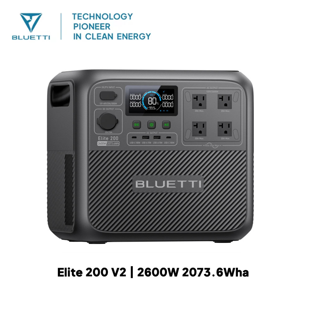 【リニューアル】BLUETTI Elite 200 V2 ポ - Camping Cooking Heater のレビューと価格