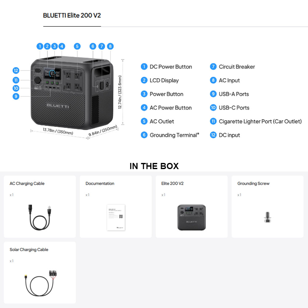 【リニューアル】BLUETTI Elite 200 V2 ポ - Camping Cooking Heater のレビューと価格