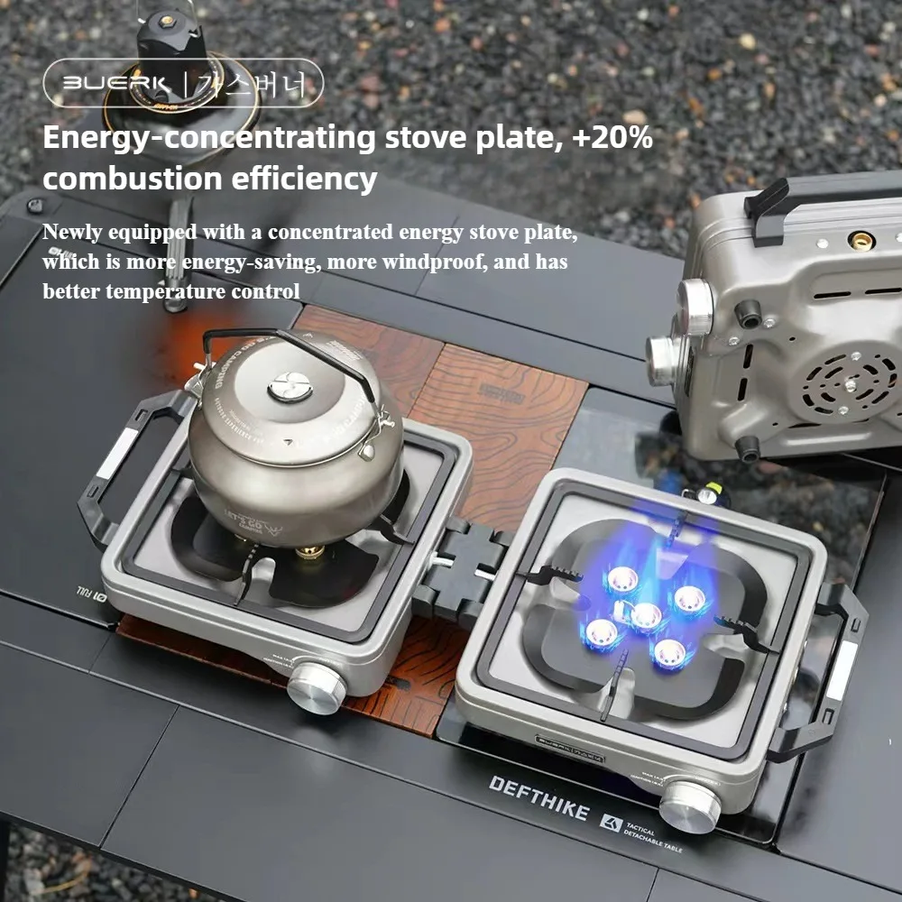 BUERK キャンプ用ガスストーブ - ポータブル折りたたみ - Camping Cooking Propane のレビューと価格