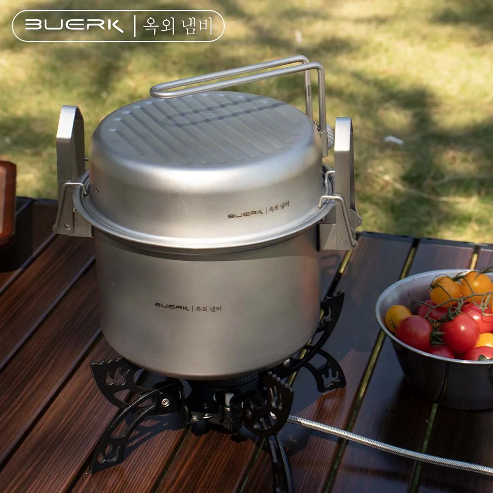 304ステンレス鋼のマイクロプレッシャークッカー、蒸し鍋とフ - Camping Cooking System のレビューと価格