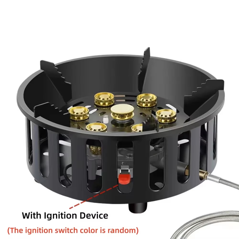 21000W 7コアキャンプストーブハイパワー強力火災ポータ - Camping Cooking Hob のレビューと価格