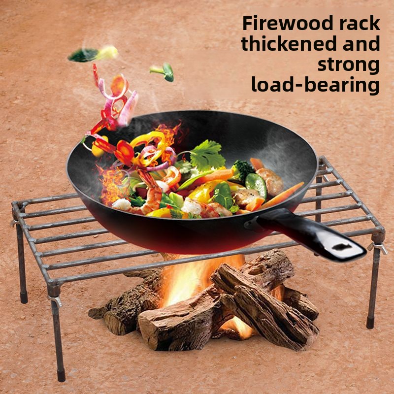 スチール三脚ポットスタンド屋外キャンプグリルサポート調理バー - Camping Cooking Pot Tripod のレビューと価格