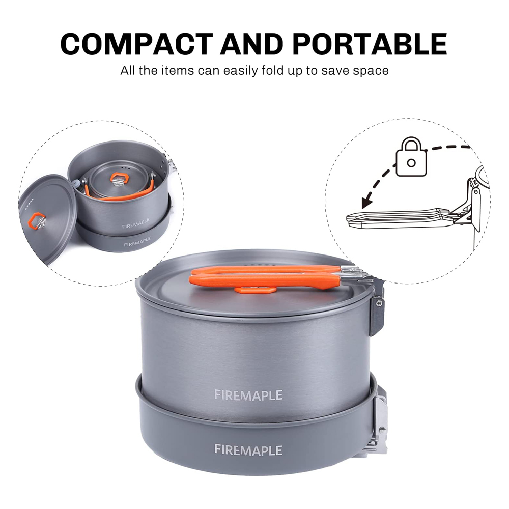 Fire Maple器具ハイキング調理セット熱交換器ポットパ - Camping Cooking Kits のレビューと価格