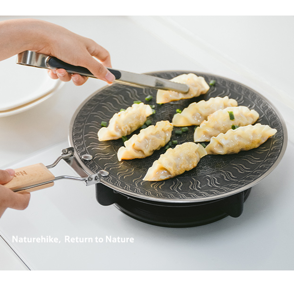 Naturehike ステンレス鋼グリルパン ラウンドノンス - Camping Cooking Bowl のレビューと価格